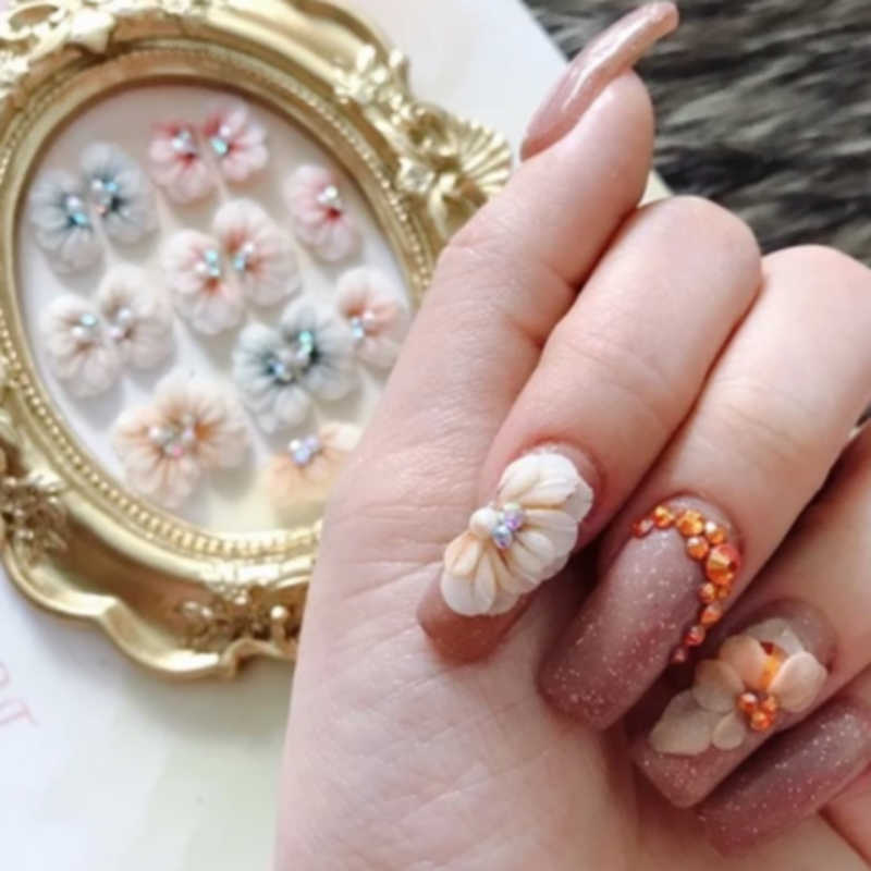 Hoa Bột Nail - Hoa Nửa Cánh